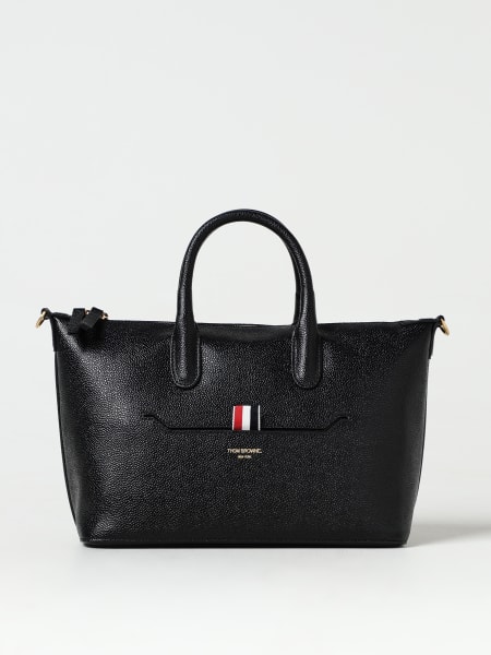 Borsa Thom Browne in pelle a grana