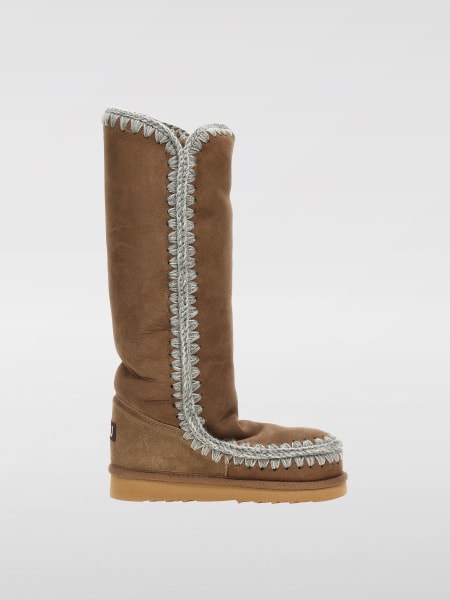 Bottines plates femme Mou