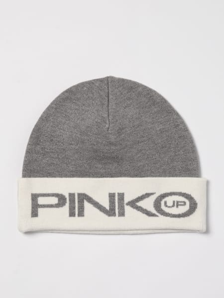 Cappello Pinko in misto viscosa con logo jacquard