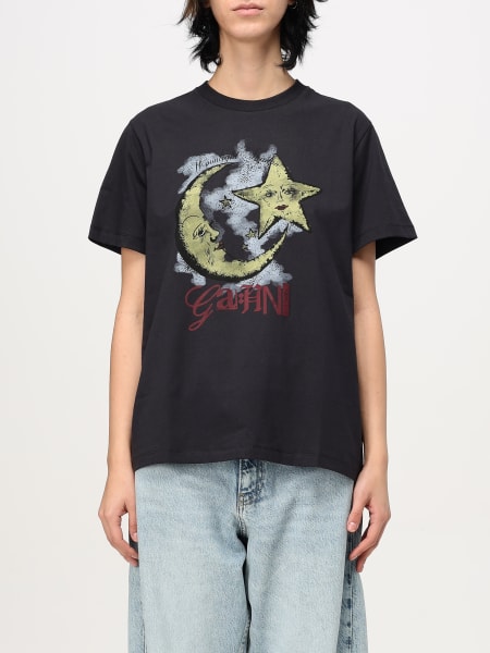 Ganni: T-shirt Ganni in cotone con logo