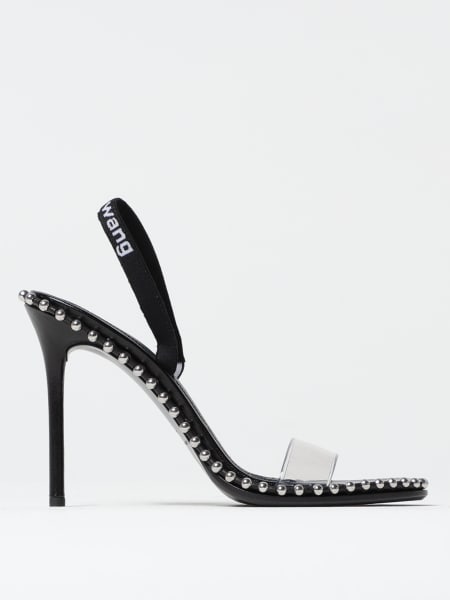 Alexander Wang: Sandalo Nova Alexander Wang in pelle e pvc con borchie