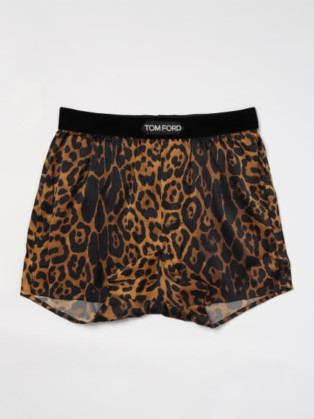 Tom Ford: Boxer Tom Ford in seta con stampa animalier
