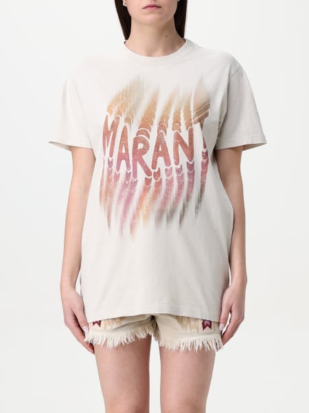 Tシャツ・カットソー ISABEL MARANT ETOILE Woman T-Shirt Pink TS0041FAA1N41I 02FP Isabel Marant Etoile T-shirt for Women SS25 | GIGLIO.COM