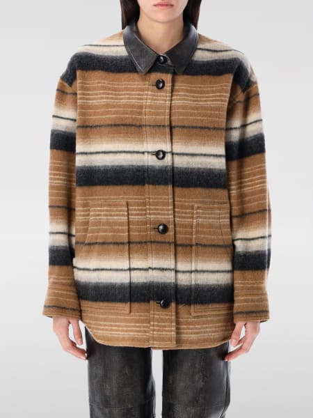 ジャケット ISABEL MARANT ETOILE Women Jackets MA0367FAC1D02E 50CM BROWN ISABEL MARANT ETOILE: Shirt woman - Camel | Isabel Marant