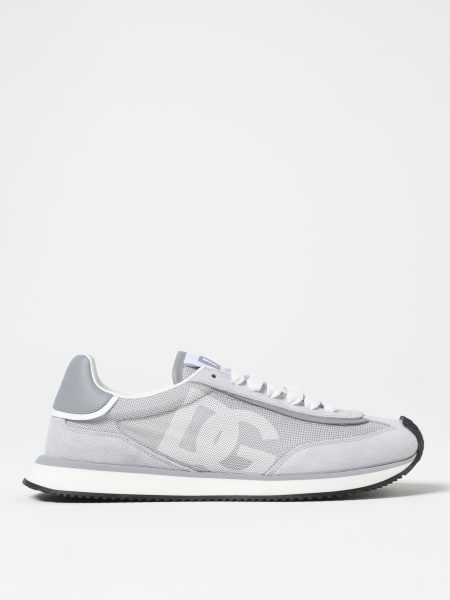 Dolce & Gabbana: Sneakers Aria Dolce & Gabbana in camoscio e mesh