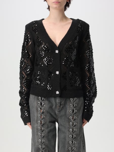 Rotate: Cardigan Rotate in maglia con paillettes