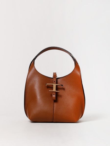 Tod's: Borsa T Timeless Tod's in pelle a grana