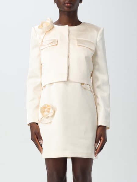 スーツ SELF PORTRAIT Women Suit Jackets RS25164JCCREAM Beige Self-Portrait SELF PORTRAIT Women Suit Jackets