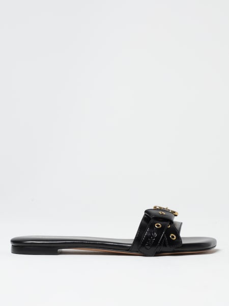 Mules Mae Chloè in pelle con occhielli >
