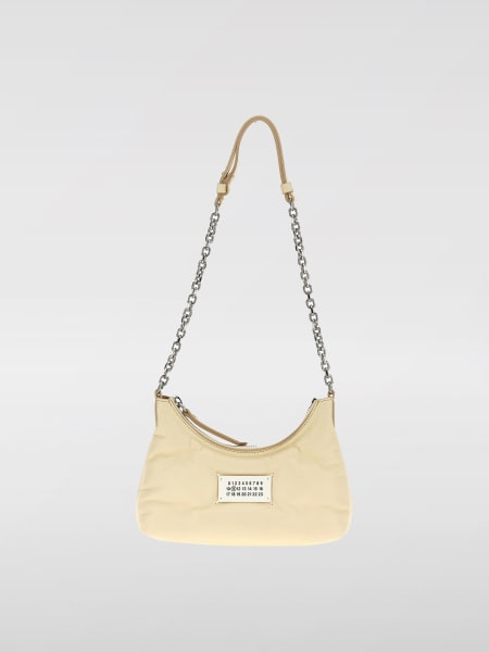 Maison Margiela: Borsa Glam Slam Mini Maison Margiela in nappa capitonnè