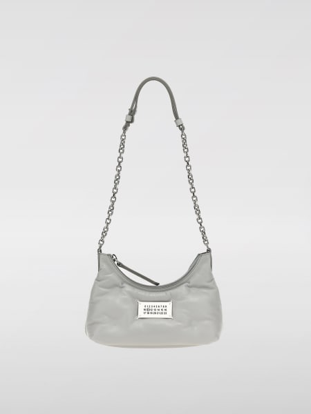 Maison Margiela: Borsa Glam Slam Mini Maison Margiela in nappa capitonnè