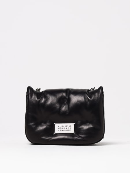 Maison Margiela: Borsa Glam Slam Mini Maison Margiela in nappa capitonnè