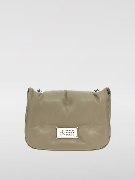 Maison Margiela: Borsa Glam Slam Mini Maison Margiela in nappa capitonnè