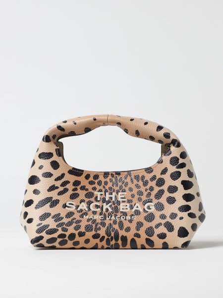 Marc Jacobs: Borsa The Cheetah Sack Bag Marc Jacobs in pelle a grana stampa animalier