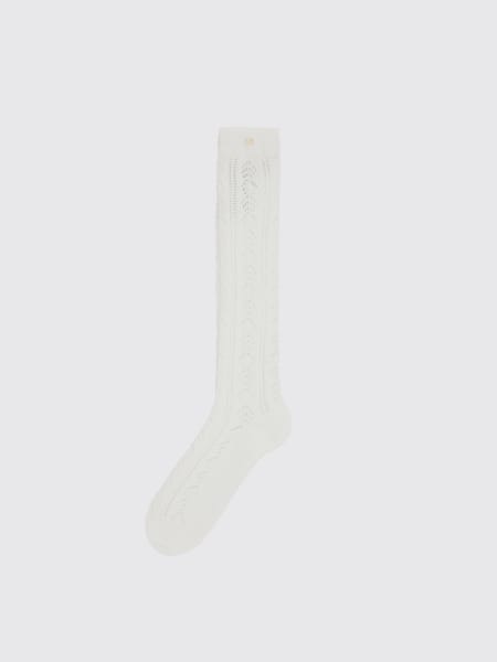 Calze VLogo Signature Valentino Garavani in cotone stretch traforato >