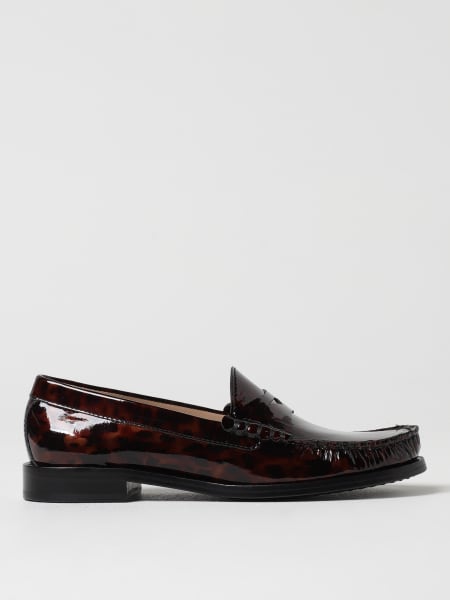 Stuart Weitzman: Mocassino Stuart Weitzman in vernice stampa animalier
