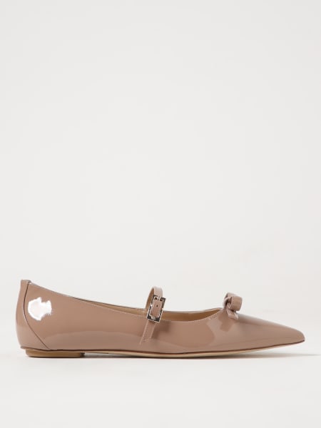 Stuart Weitzman: Ballerina Stuart Weitzman in vernice con fiocco