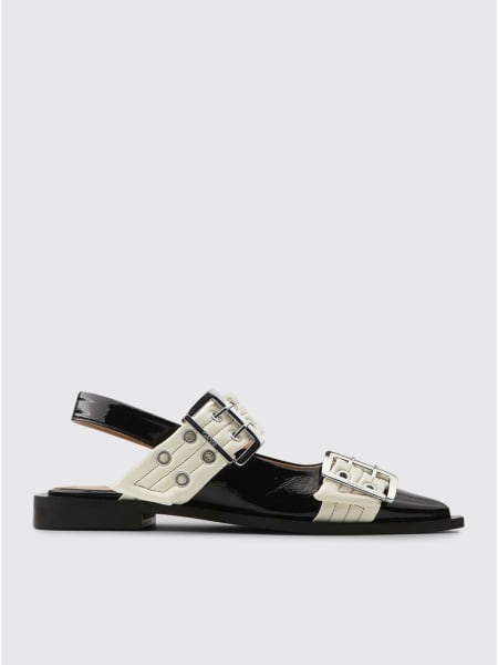 Ganni: Slingback Ganni in vernice