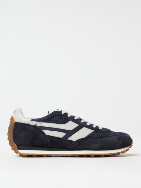 Sneakers Mick Tom Ford in camoscio e mesh >