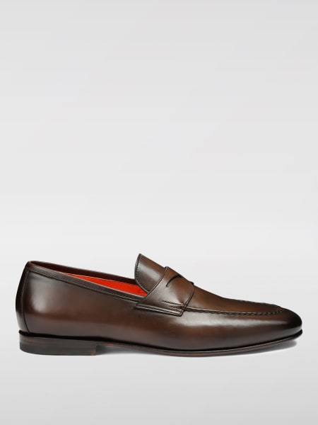 Santoni: Mocassino Santoni in pelle