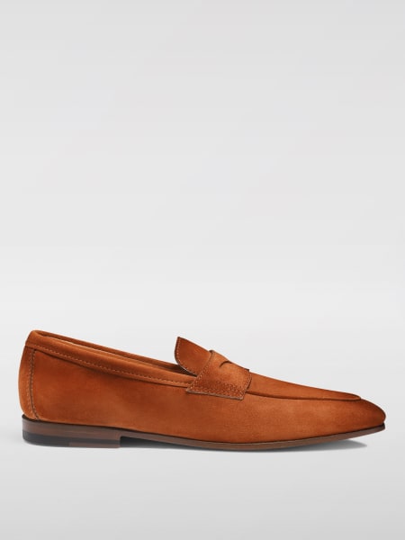 Santoni: Mocassino Santoni in camoscio