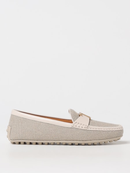 Tod's: Mocassino City Gommino T Timeless Tod's in canvas e pelle
