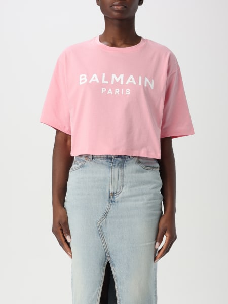 Balmain: T-shirt femme Balmain