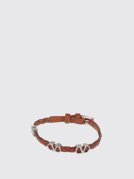 Bracciale VLogo Signature Valentino Garavani in pelle intrecciata