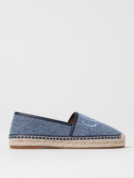 Chloé: Espadrillas Isla Chloè in denim di cotone