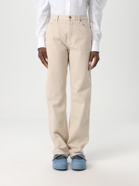 デニム・ジーパン BURBERRY Women Denim Pants 8105130B8622 Beige Women's Designer Jeans | Burberry®️ Official