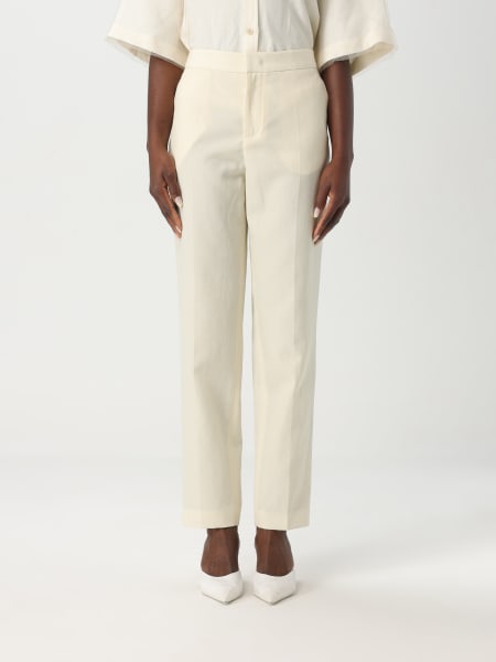 パンツ FABIANA FILIPPI Woman Pants Cream PAD265F456L288 0149 FABIANA FILIPPI: Pants woman - White | Fabiana Filippi pants