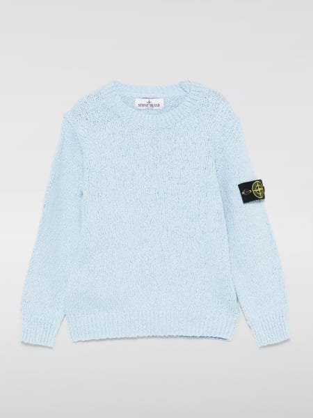 Pullover a girocollo Stone Island Junior in cotone