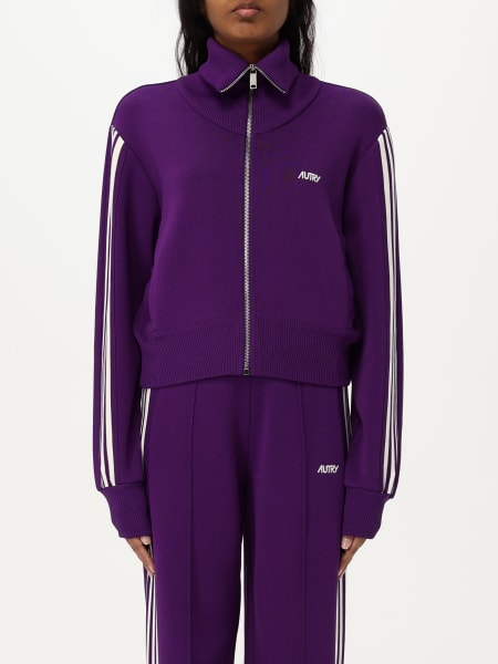 Autry: Felpa con zip Autry in misto viscosa