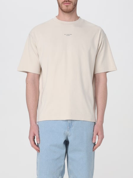 Tシャツ・カットソー DROLE DE MONSIEUR SS25 (TS226 CO002BEIGE) Drôle De Monsieur T-shirt for Men SS25 | GIGLIO.COM