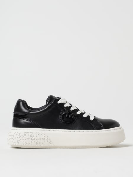 Pinko: Sneakers Flatform Pinko in pelle
