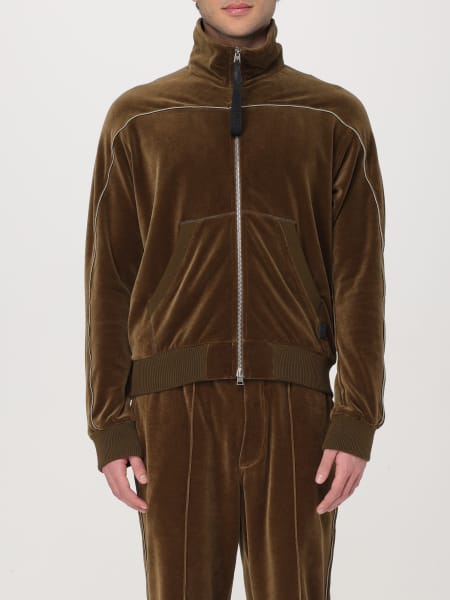 Tom Ford: Felpa con zip Tom Ford in velluto