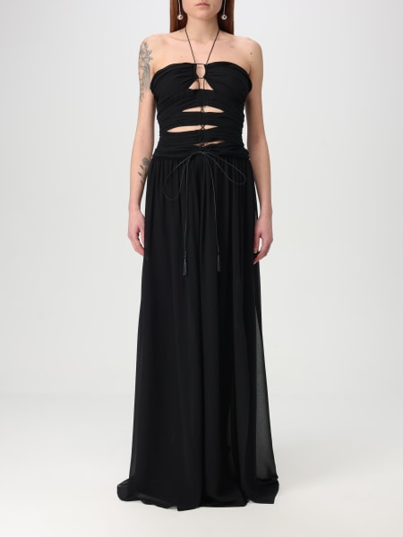 Abito Tom Ford in seta con dettagli cut-out