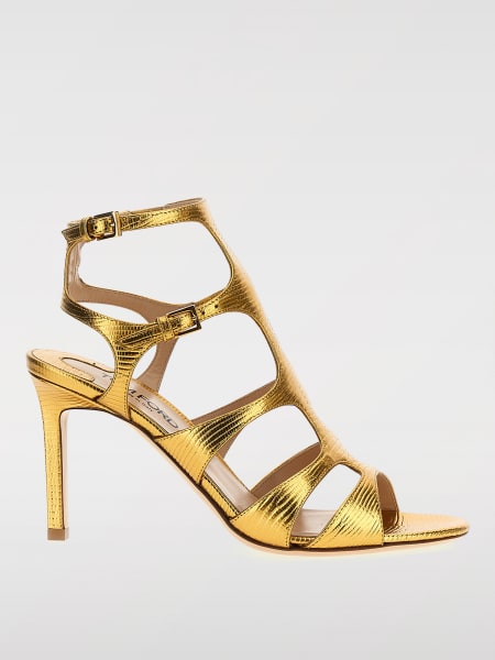 Tom Ford: Sandalo Paradis Tom Ford in pelle laminata stampa pitone