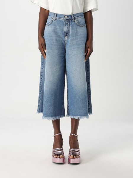 Pinko: Jeans cropped Pinko in denim