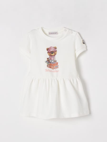 Moncler: Abito in cotone con logo Moncler