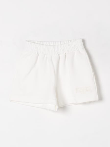 Fendi: Pantaloncino jogging in cotone Fendi