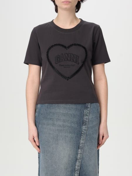 Ganni: T-shirt Damen Ganni