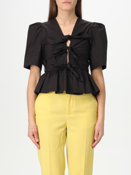 Ganni: Blusa Ganni in cotone stretch