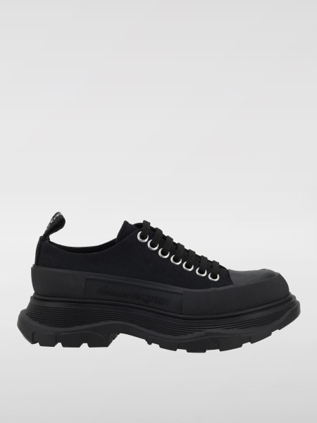 スニーカー ALEXANDER MCQUEEN Woman Sneakers Black 1 697072W4AAQ 1000 Alexander McQueen Oversized low-top Sneakers | Black | FARFETCH