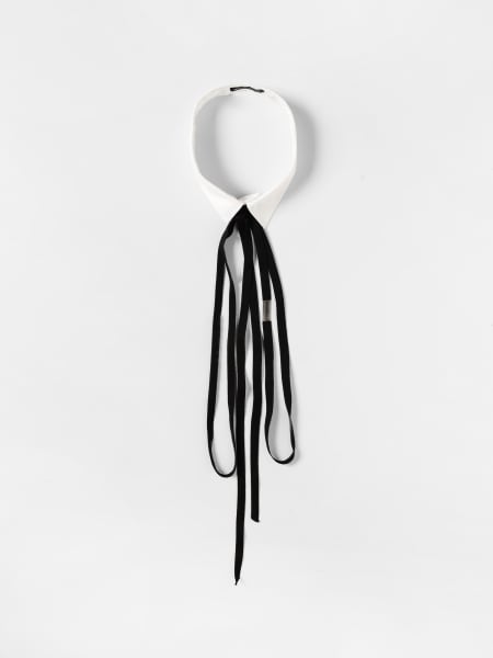 Colletto Ann Demeulemeester in popeline di cotone >