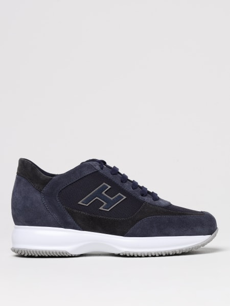 Sneakers Interactive Hogan in camoscio e mesh >