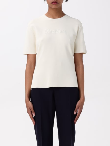 Tシャツ・カットソー MAX MARA Woman T-Shirt White 2511941038650 001 5971025206003-y-