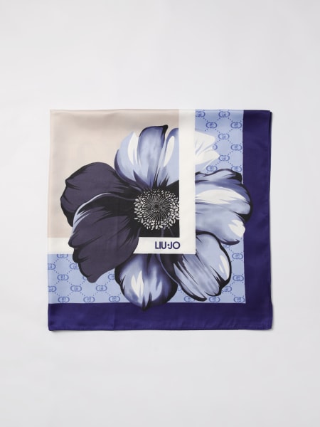 スカーフ LIU JO Woman Neck scarf Blue 2A5041T0300 73936 Women's Scarves and Foulards, Shawls, Pashminas | Liu Jo