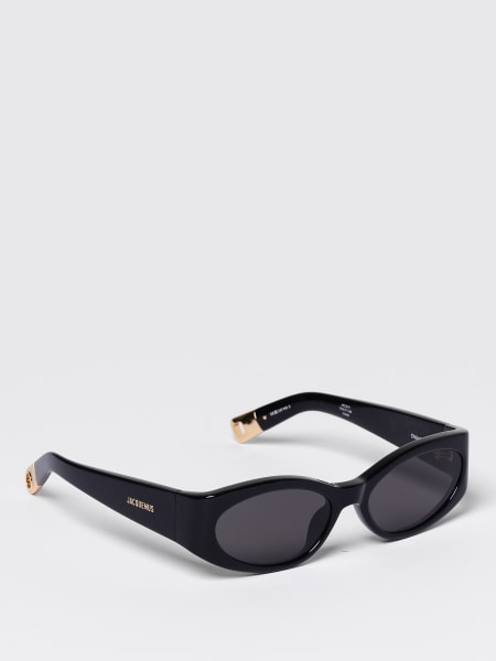 Jacquemus: Occhiali da sole Ovalo Jacquemus in acetato animalier