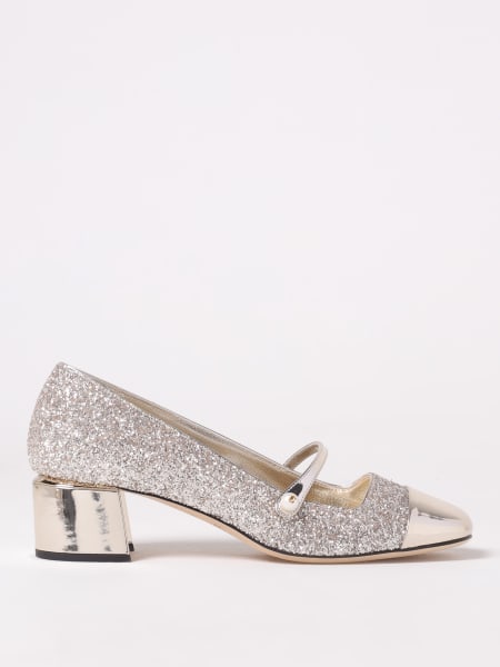 Jimmy Choo: Pump Elisa Jimmy Choo in pelle glitter e laminata